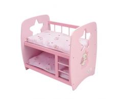 Coloma Lit superposé en bois bébé COR