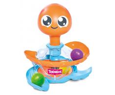 TOMY Toomies - Ma Toupie Pop Pieuvre E72722, Jouet dÉveil Bébé, Toupie Enfant Multicolore, Jouet Intéractif Adapté aux Bébés de plus d1 an