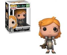 Funko- Figurines Pop Vinyle: Rick & Morty: Warrior Summer, 28452, Multi-Color, Standard