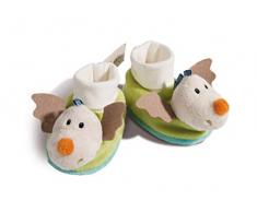 NICI- Chaussures bébé Dragon Dragilu avec hochet, Peluche, 43703, Multicolore