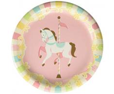 Creative Convertting 8C329351 Assiette à mangeoire Multicolore 18 cm