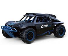 Amewi 22331 Ghost Dune Poussette 4 Roues 1:18 RTR, Noir/Bleu