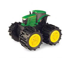 TOMY | MONSTER TREADS - Tracteur Méga Roues John Deere 46645, Tracteur Jouet avec Roues Surdimensionnées et Sons, Tracteur Agricole, Jeu Électrique, Convient aux Enfants dès 3 ans, Multicolore