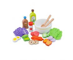 New Classic Toys - 10592 - Jeu Dimitation - Cuisine - Ensemble de Crudités