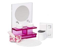 Lundby 60-3061-00 Ensemble de Salle de Bain Multicolore