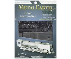 Metal Earth - 5061033 - Maquette 3D - Véhicules - Locomotive À Vapeur - 10,9 x 2,28 x 2,97 cm - 2 pièces