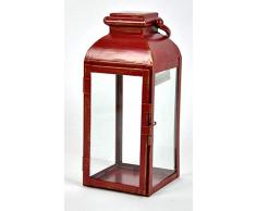 Edelman 8718861693027 Grande Lanterne Rouge pour Noël, décorations et Objets, Multicolore