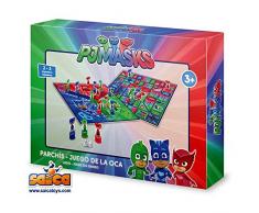 PJ Masks Jeu de Table Parchís et Oca (Amijoc 2968)