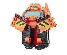 Transformers Playskool Rescue Bots Academy - Robot Wedge de 11 cm - Jouet Transformable 2 en 1