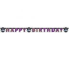 amscan - 998288 - Guirlande Happy Birthday Police - 180 x 15 cm