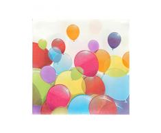 Procos PR80699 Lot de 20 serviettes de table en papier Motif ballons Multicolore