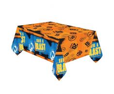 Amscan- Nappe plastique Nerf 180 x 120cm, 9903924, Multicolore