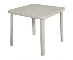 ARETA s.r.l. (ARE)) - Taupe Table Nettuno 80 x 80 x H 72 cm, Multicolore, 123
