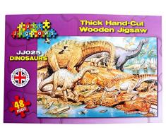 Il Vous Suffit de scie Jj025 Dinosaure en Bois Puzzle de Sol