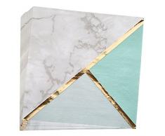 Neviti 772577 Colour Block Serviette de table Marbre Menthe