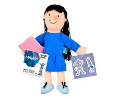 Fiesta Crafts T-2912 Roald Dahl Matilda à la Main et Ensemble de marionnettes