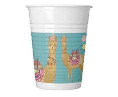 Procos Gobelet Plastique 200 ml Lame, multicolore, 5pr89630