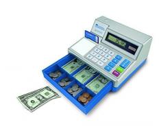 Learning Resources Caisse Enregistreuse et Calculatrice en Euros Pretend & Play