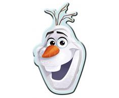 Olaf Christmas PR80895 Lot de 4 assiettes en carton Multicolore