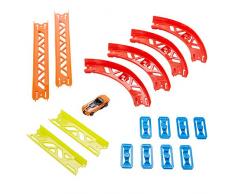 Hot Wheels Track Builder Unlimited Coffret Virages Premium avec connecteurs et une voiture incluse, jouet pour enfant, GLC88