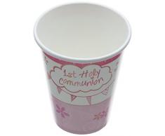Amscan 9901873 communion Église papier Rose Tasse 266 ml