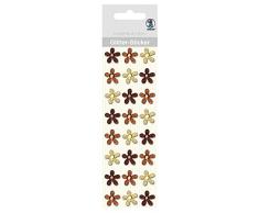 Ursus 75000001 Glitter Stickers Fleurs