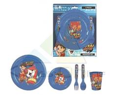 Yo-Kai Watch 4620bl-6667 Petit Déjeuner/Déjeuner/Ensemble de Vaisselle