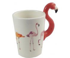 Close Up Z890835 Mug avec tête de flamant rose en 3D Multicolore - version allemande