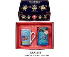 RM- Ensemble Tasse et Pot Lumineux kkxms Cheers and Laugh Sets de matériel Scolaire (1)