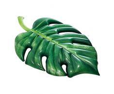 INTEX Matelas gonflable Feuille tropical Vert 213 x 142 cm