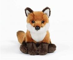 Peluche Living Nature - Renard Assis (15 cm)