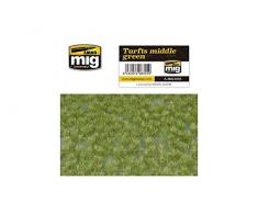 AMMO MIG-8355 Turfts Tapis de Gazon Vert Moyen Multicolore