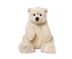 WWF - Peluche Ours Polaire - Peluche Réaliste avec de Nombreux Détails Ressemblants - Douce et Souple - Normes CE - Hauteur 32 cm