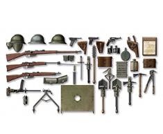 ICM 35686–1/35 WWI italienne dInfanterie de Armes et accessoires, Figurines