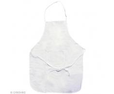 La Fourmi GPB006 Tablier, Blanc, 49X54cm