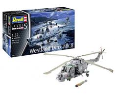 Revell dhélicoptère Westland Lynx MK.8 échelle 1/32-289 pièces Maquette, 4981, Gris