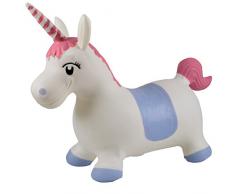 MAGNI- Licorne Sauteuse, 2837, Blanc, Rose, Bleu