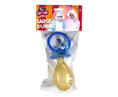 Smiffys Grosse tétine, sucette, rose et bleu bébé assorti