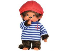 Bandai - Monchhichi - peluche - Garçon marin 20 cm - 20073