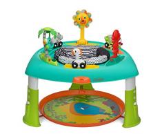 Infantino- Aire et Table dactivités 3 en 1 Assise rotative 360 degrés, Multicolore