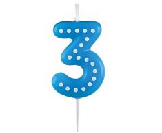 amscan - 9900913 - Bougie numérique 3