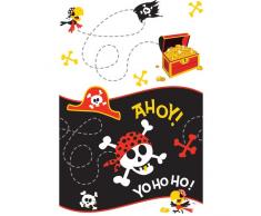 Unique Party - 40493 - Nappe en Plastique Fête de Pirates - 213 cm x 137 cm
