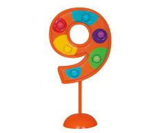 Unique Party - 37039 - Décoration à Gâteau Clignotante Numéro 9