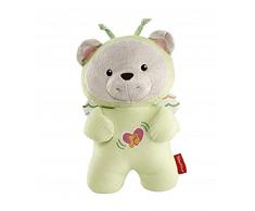Fisher-Price Ourson Papillon Doux Rêves peluche pour appaiser bébé, sons et vibrations, bruits blancs et textures, dès la naissance