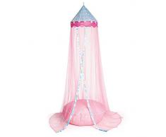 Erzi-50610 Rideau Princesse avec Coussin, Multicolore, 50610