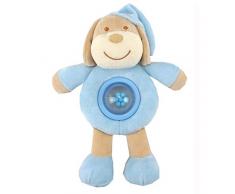 Duffi Baby Hochet Chien, 100 % Polyester, Couleur Bleu Master Baby Home, S.L. 0756-12
