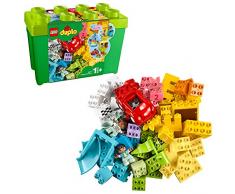 LEGO DUPLO La boîte de briques deluxe, Ensemble de construction avec rangement, Premières briques jouet dapprentissage préscolaire pour tout-petits de 1,5 ans, 22 pièces, 10914