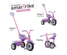 SMARTRIKE Enfants Tricycle Folding Stable et 131–0200 faltbares Fun Rose/Violet
