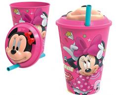 Reine des Neiges Verre Minnie Disney 430 ML 3D Paille