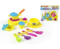 COLORBABY Color Baby – Batterie de Cuisine avec cuisinière Blister, 24 x 21 cm (24611)